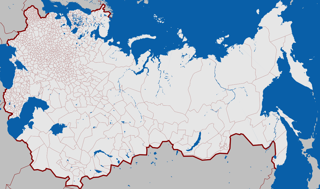 Russian civil war maps government
