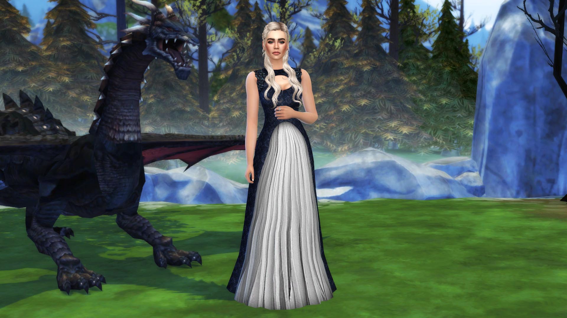 Sims 4 game of thrones dress